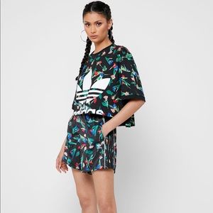 Adidas all over floral outfit